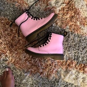 Dr. Martens Light Pink Combat Boots